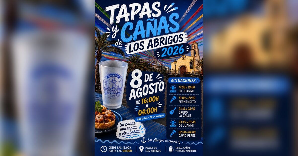 Tapas y Cañas Los Abrigos 2026: RocknHopz estará allí